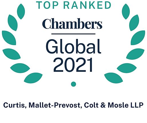 Chambers Global 2021 Recommended Firm