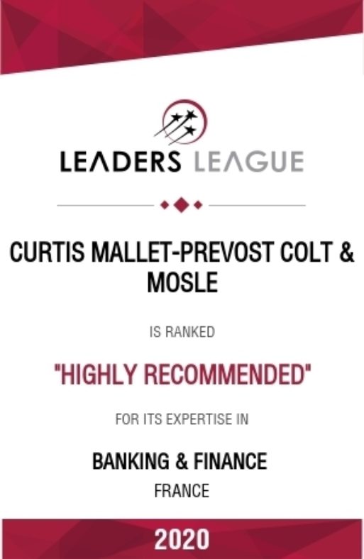 Curtis Gains Recognition… Curtis, MalletPrevost, Colt & Mosle LLP